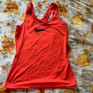 Nike red small dry fit pro tank